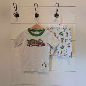 Hanna Andersson Vegetable Shorts Pajamas, 6-7